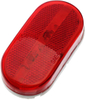 Lampe de position latérale de voiture à LED ovale rouge pour remorque