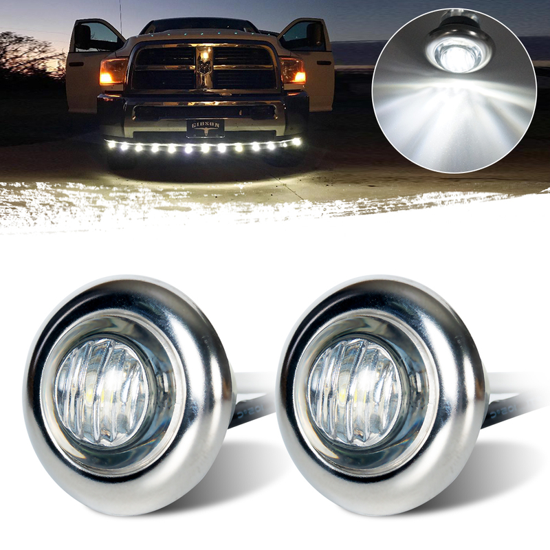 Lumières de marqueur latéral LED de 3/4 pouces pour le camion