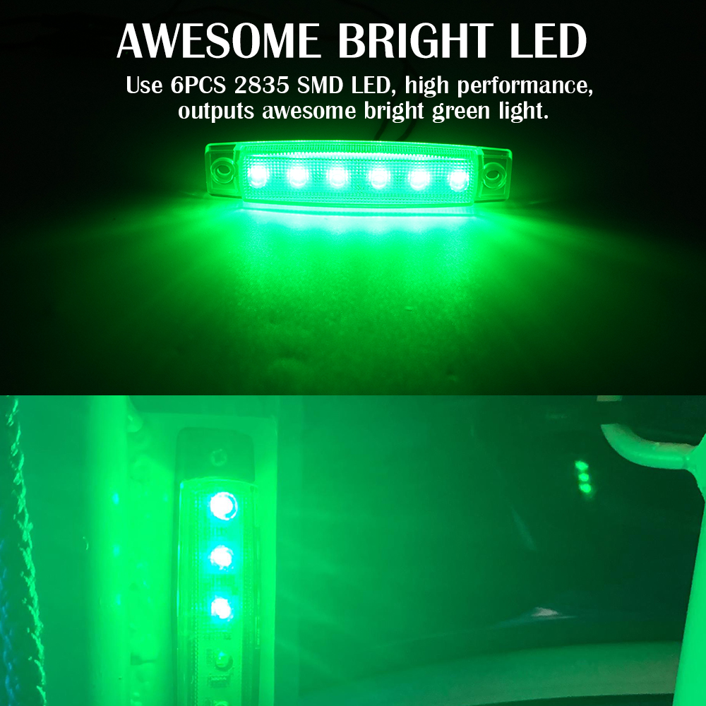 Boat / remorque de 3,5 pouces de marqueur LED avec des indicateurs