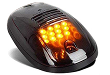 Toit de cabine de coquille de fumée ambre coulant les lumières de voiture à LED
