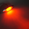 Rouge | ovale | Lumières de marqueur latéral LED |