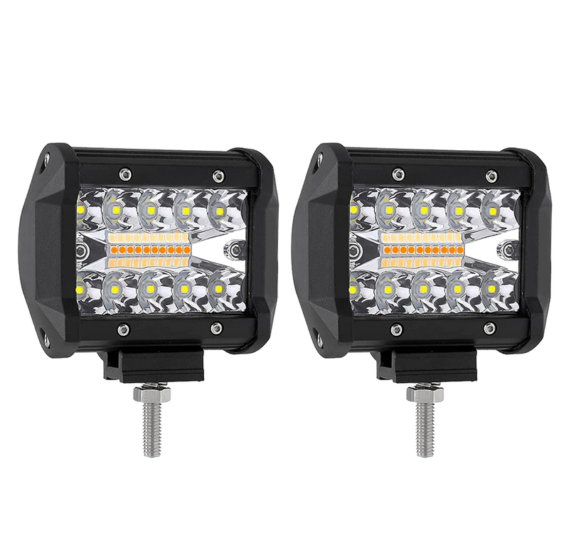 LED 4 pouces carré 120W Lumière de travail 