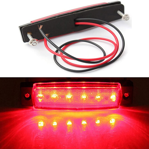 Feu de position latéral à LED rouge automobile pour voitures