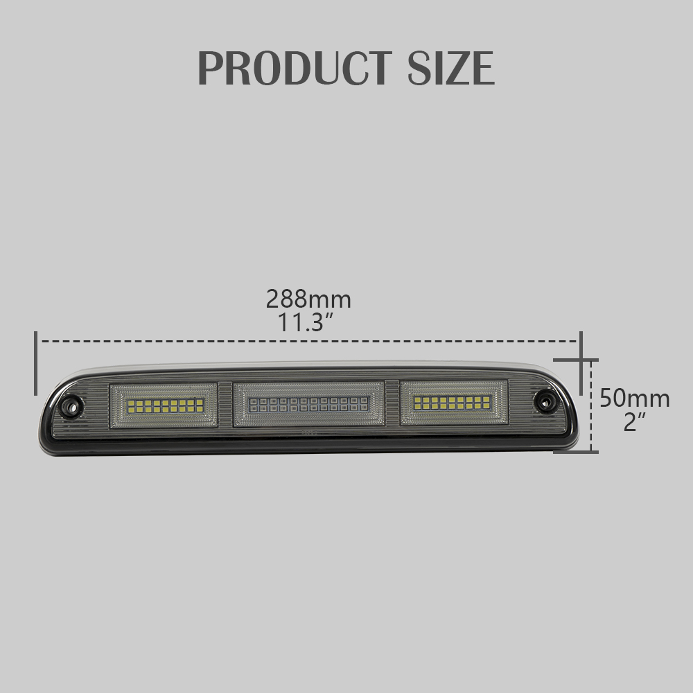 F250 troisième feu de frein à LED personnalisé pour camion