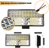 Universal LED Rectangle Driving Work Lights for Truck