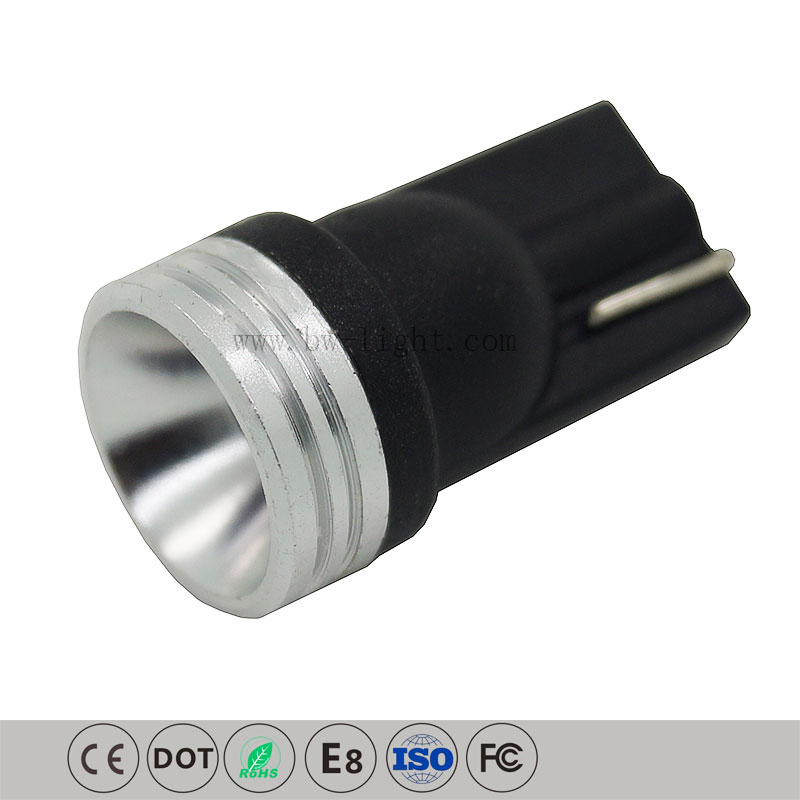 Ampoule d'instrument de voiture à LED blanche Wedge T10