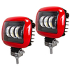 Barre lumineuse de travail LED rouge Cree Chip 30W pour VTT