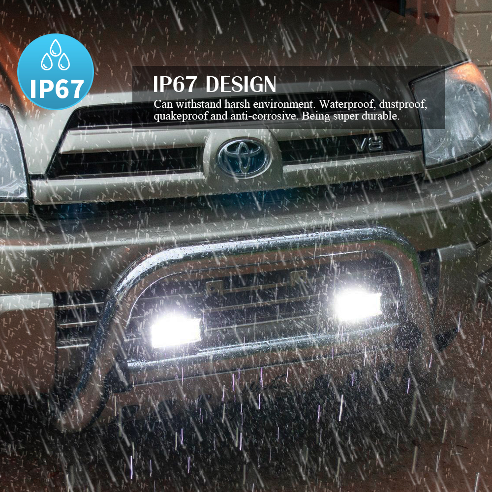 72W RECTANGE SPOT POUR LED LED DROIT LIGNES DE TRAVAIL POUR TURCK 