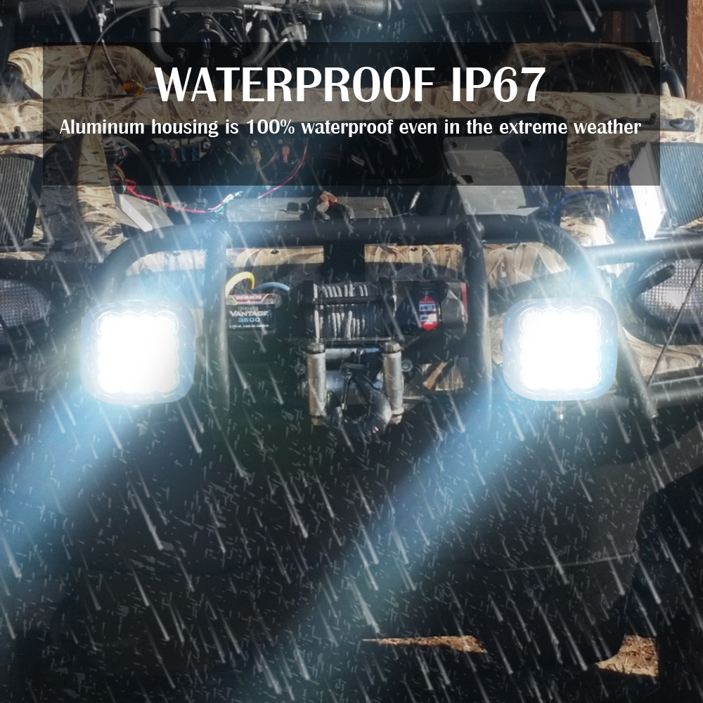 Blanc de 5 pouces LED Travail de conduite pour les camions