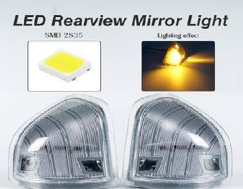 Lampe de voiture LED du r&eacute;troviseur LED LED