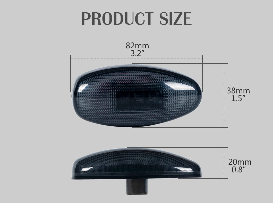 Lumi&egrave;res du marqueur lat&eacute;ral