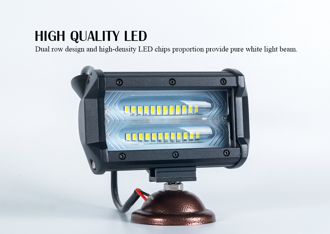 52W LED Work Light 72W LED DE TRAVAIL LED, 72W LED DRIGING LUMI&Egrave;RE LED Double Row Light, Double Row LED TRAVAIL LED, Double Row LED Light