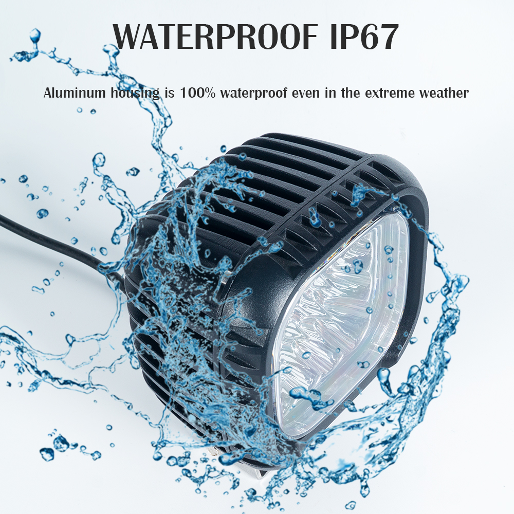 Blanc de 5 pouces LED Travail de conduite pour les camions