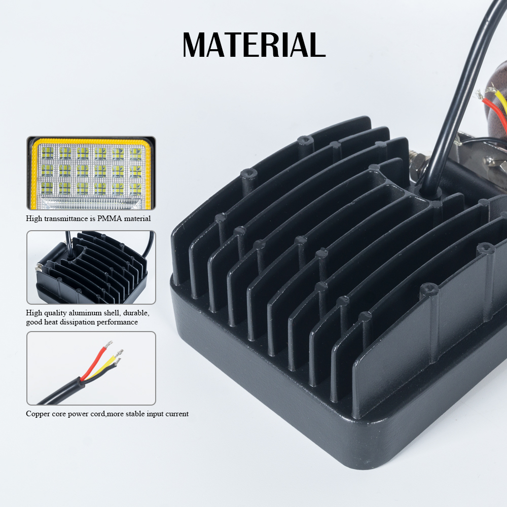 Square 48W LED WORK LIGNER POUR AUTO du fabricant chinois 