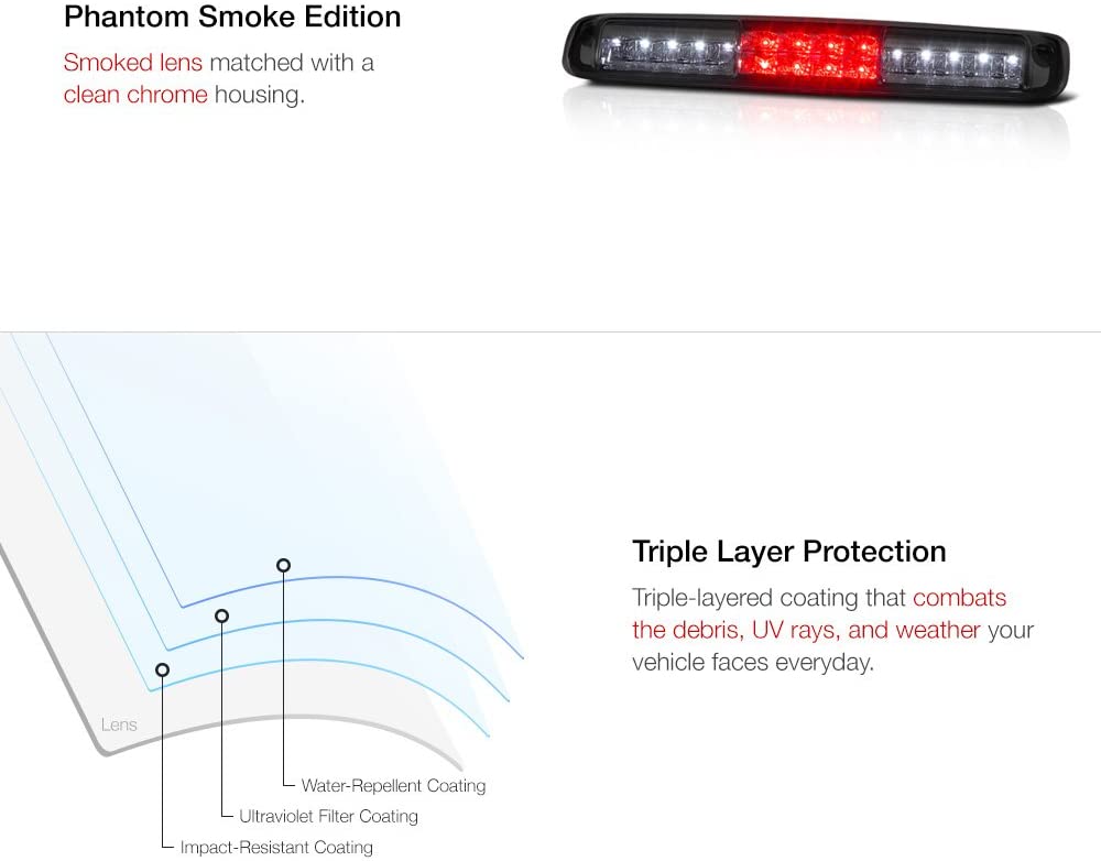 Feux de freinage &agrave; LED pour camion de voiture, feux de freinage &agrave; LED de vente chaude, feux de freinage &agrave; LED de vente chaude 48 W, le troisi&egrave;me feu de freinage pour Ford Mazda, feux de freinage &agrave; LED pour camion