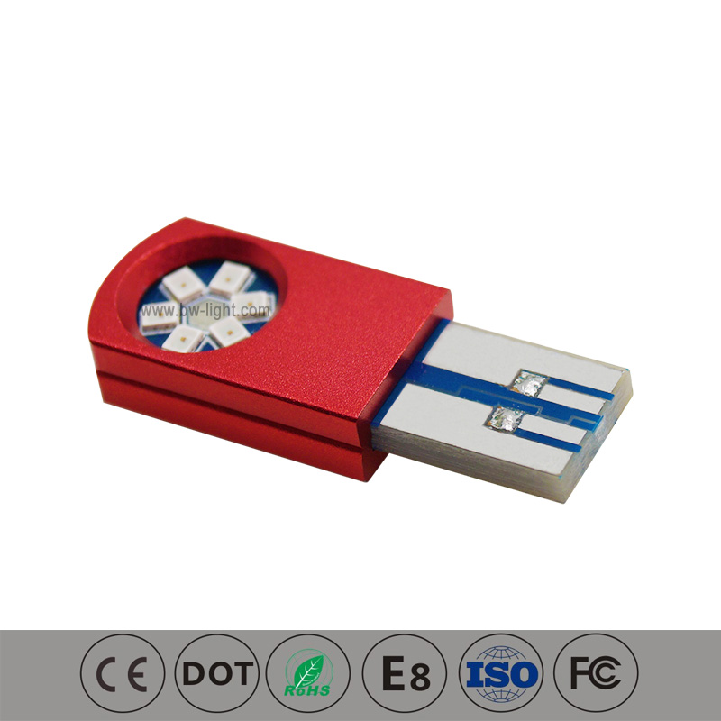 Lampe &agrave; ampoule LED T10, lampe &agrave; ampoule LED de couleur rouge, lampe &agrave; ampoule LED de couleur rouge, lampe &agrave; ampoule LED de couleur rouge T10, lampe &agrave; ampoule LED de couleur rouge