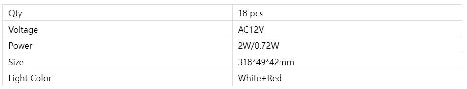 Fil de freinage Chevy GX-018WR2835B-S