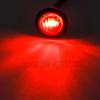 Lument de marqueur latéral rond à LED rouge pour les voitures