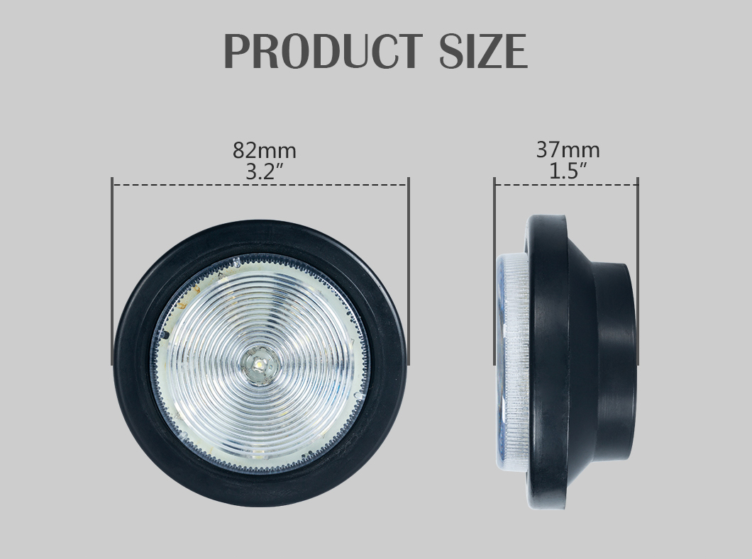 &Eacute;clair des marqueurs lat&eacute;raux de d&eacute;gagement &agrave; LED &eacute;tanche, des lumi&egrave;res du marqueur lat&eacute;ral de d&eacute;gagement de d&eacute;gagement &agrave; LED, des lumi&egrave;res de marqueur lat&eacute;rales du d&eacute;gagement de la roule