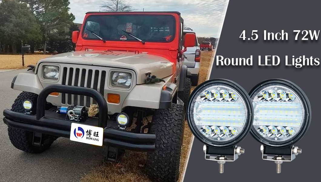 4inch LED Work Light 72W 4 